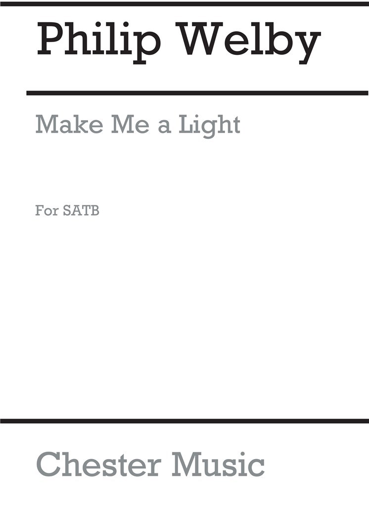Make Me A Light (Unison Voices)